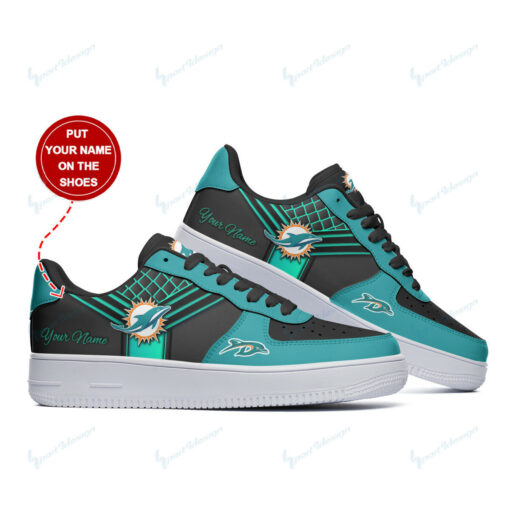 Miami Dolphins Personalized AF1 Shoes BG117