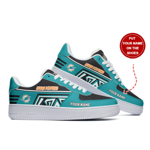 Miami Dolphins Personalized AF1 Shoes BG163