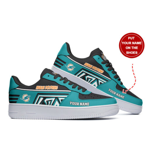 Miami Dolphins Personalized AF1 Shoes BG163