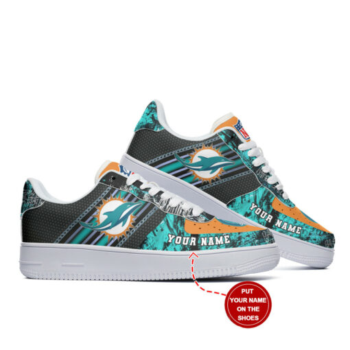 Miami Dolphins Personalized AF1 Shoes BG175