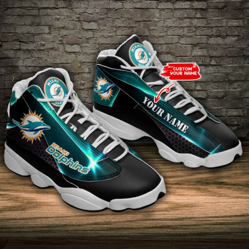 Miami Dolphins Personalized AJD13 Sneakers BG198