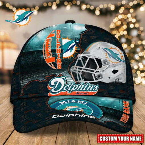 Miami Dolphins Personalized Classic Cap BB454