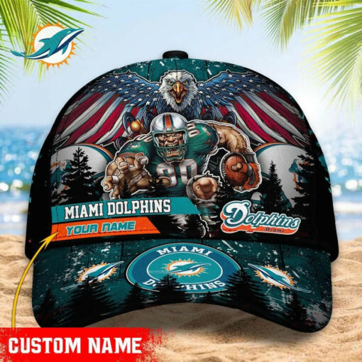 Miami Dolphins Personalized Classic Cap BB541