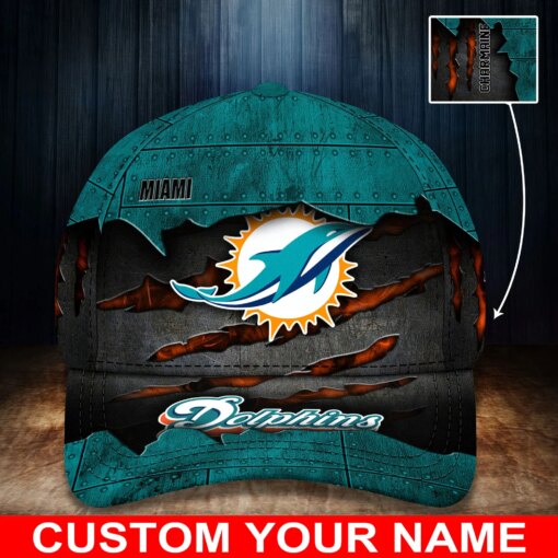 Miami Dolphins Personalized Classic Cap BG309