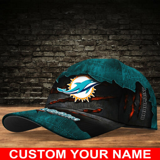 Miami Dolphins Personalized Classic Cap BG309