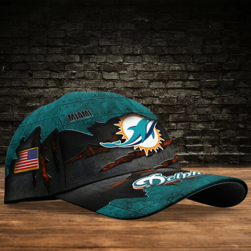 Miami Dolphins Personalized Classic Cap BG309