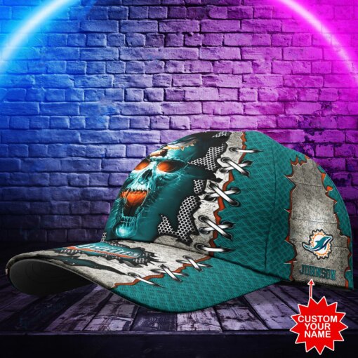 Miami Dolphins Personalized Classic Cap BG493