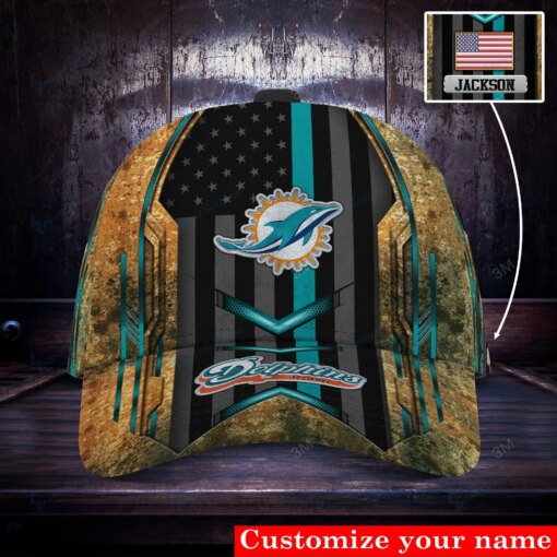 Miami Dolphins Personalized Classic Cap BG531