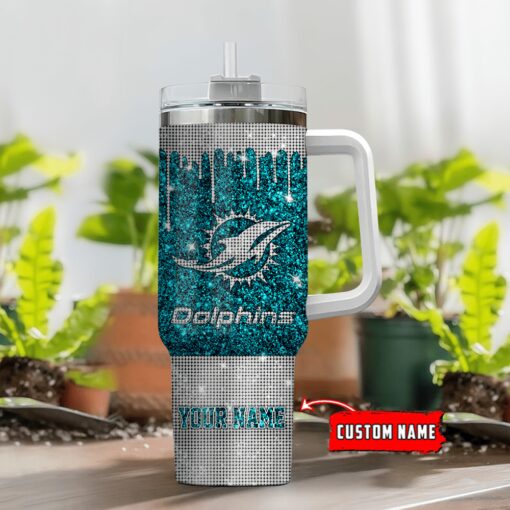 Miami Dolphins Personalized Limited Edition Sport Fan Gift 40oz Tumbler AZC40OZT066