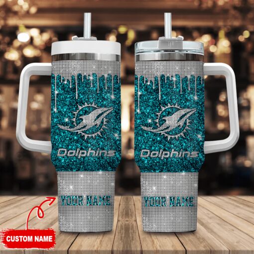 Miami Dolphins Personalized Limited Edition Sport Fan Gift 40oz Tumbler AZC40OZT066