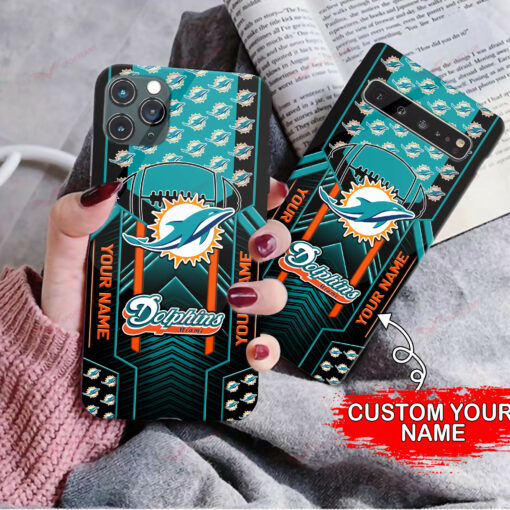 Miami Dolphins Personalized Phone Case BG20