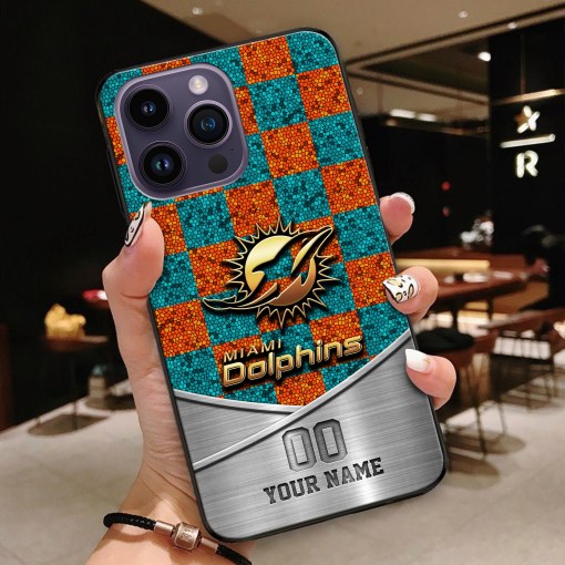 Miami Dolphins Personalized Phone Case BGPC109