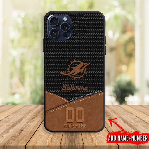 Miami Dolphins Personalized Phone Case BGPC171