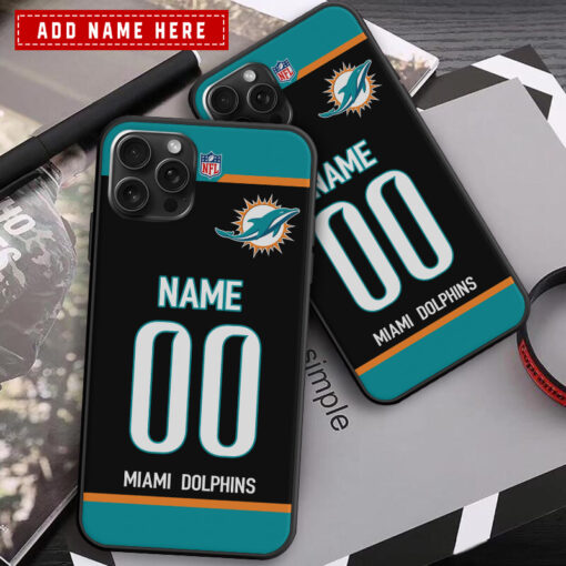 Miami Dolphins Personalized Phone Case BGPC476