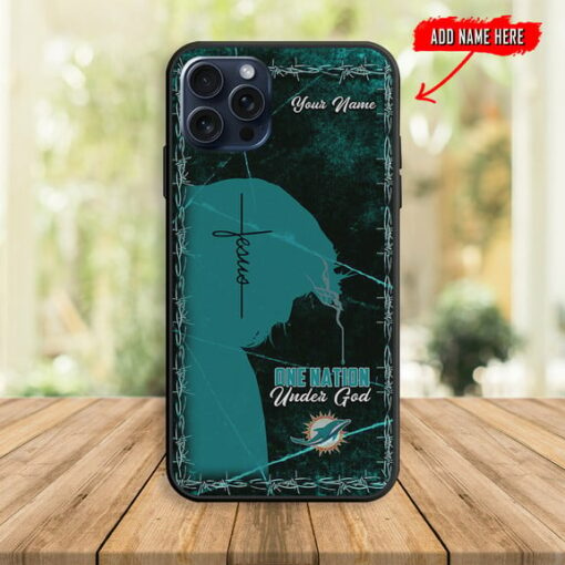 Miami Dolphins Personalized Phone Case BGPC714