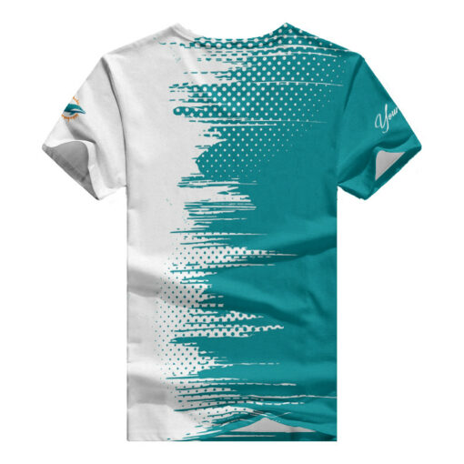 Miami Dolphins Personalized Summer V-neck Women T-shirt BG316