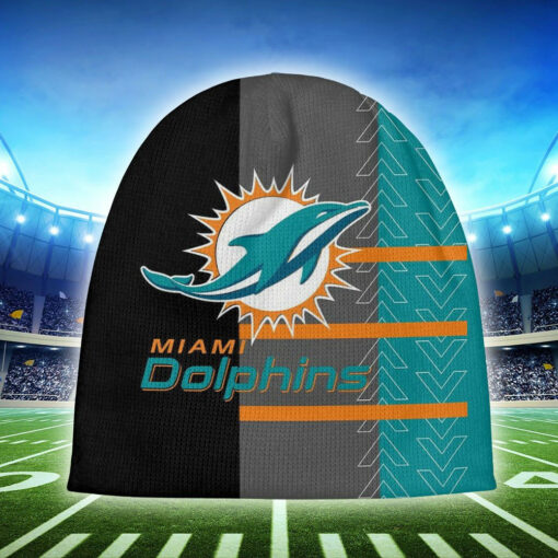 Miami Dolphins Personalized Wool Beanie 149