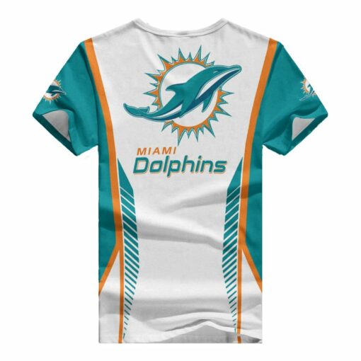 Miami Dolphins V-neck Women T-shirt BG861