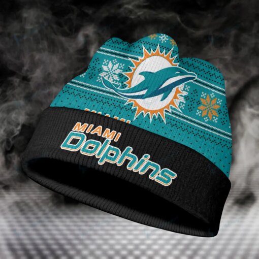 Miami Dolphins Wool Beanie 15