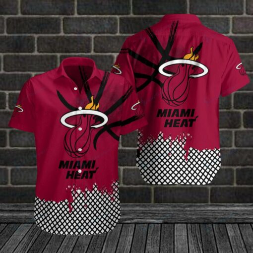 Miami Heat Button Shirts BG42