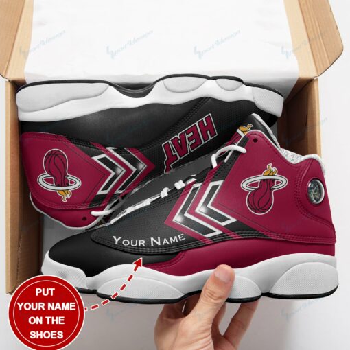 Miami Heat Personalized AJD13 Sneakers BG03