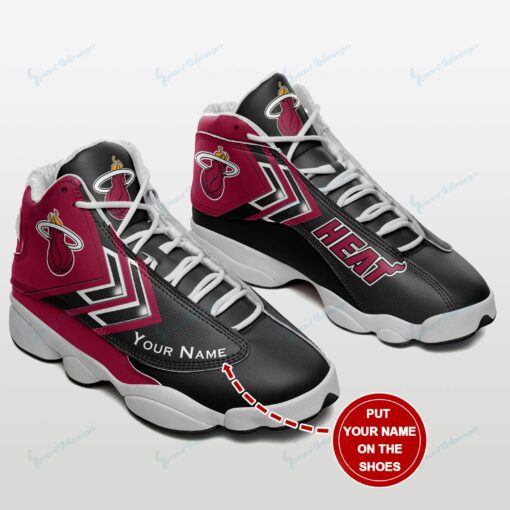 Miami Heat Personalized AJD13 Sneakers BG03