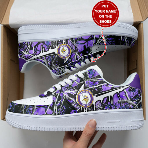 Minnesota Vikings Personalized AF1 Shoes BG279