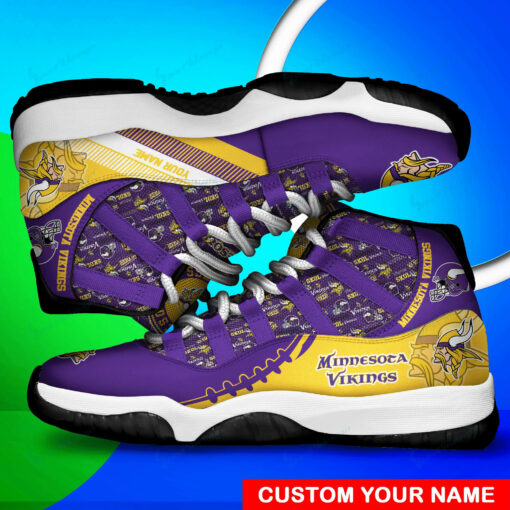 Minnesota Vikings Personalized AJD11 Sneakers BG169