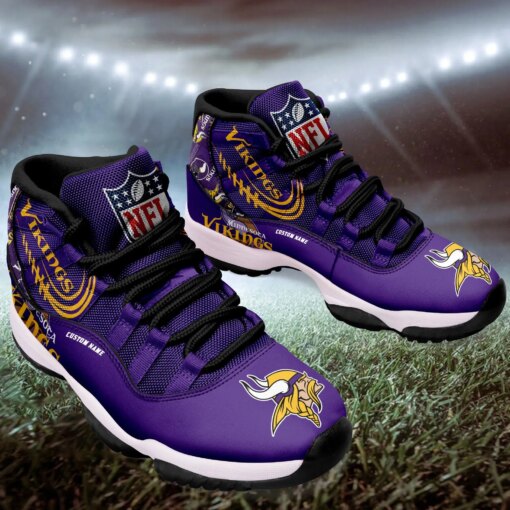 Minnesota Vikings Personalized AJD11 Sneakers BG204