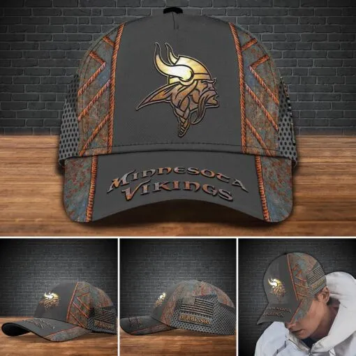 Minnesota Vikings Personalized Classic Cap BG195