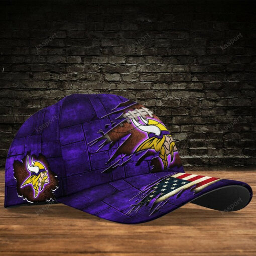 Minnesota Vikings Personalized Classic Cap BG220