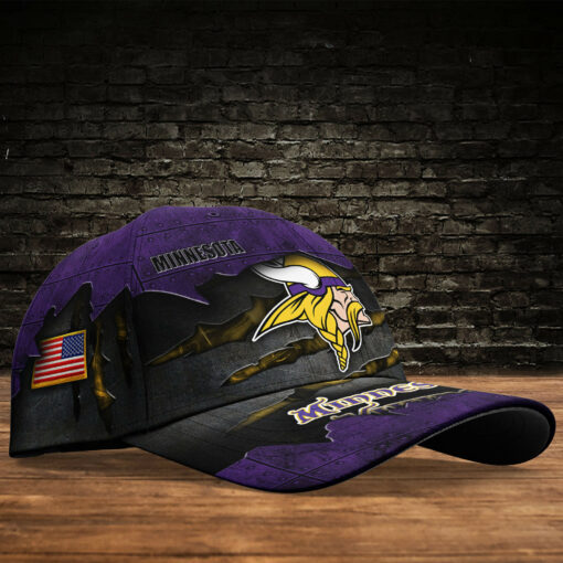 Minnesota Vikings Personalized Classic Cap BG310