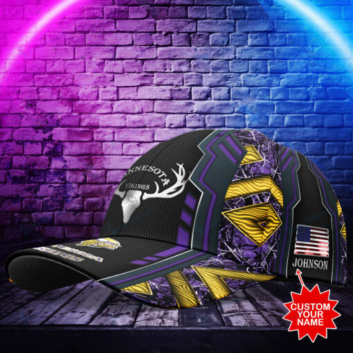 Minnesota Vikings Personalized Classic Cap BG463