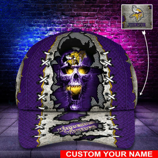 Minnesota Vikings Personalized Classic Cap BG494