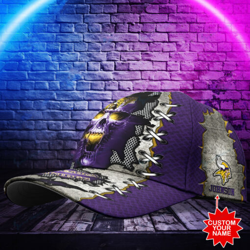 Minnesota Vikings Personalized Classic Cap BG494