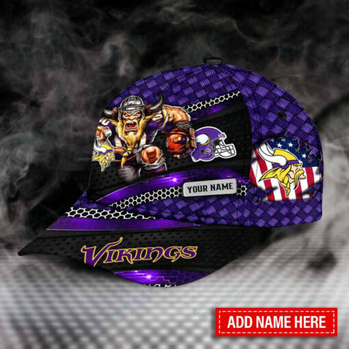 Minnesota Vikings Personalized Classic Cap BG563