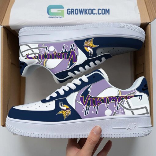 Minnesota Vikings Personalized Colorful AF1-1 Shoes AF1CS026