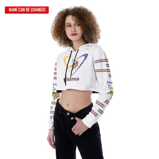 Minnesota Vikings Personalized Combo Croptop Hoodie And Leggings AZCLG130+AZC2CHD130