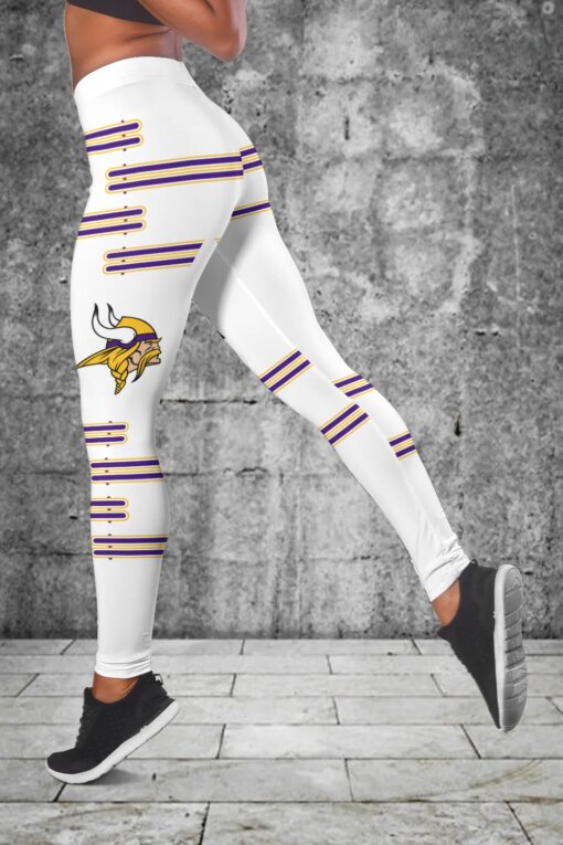 Minnesota Vikings Personalized Combo Croptop Hoodie And Leggings AZCLG130+AZC2CHD130