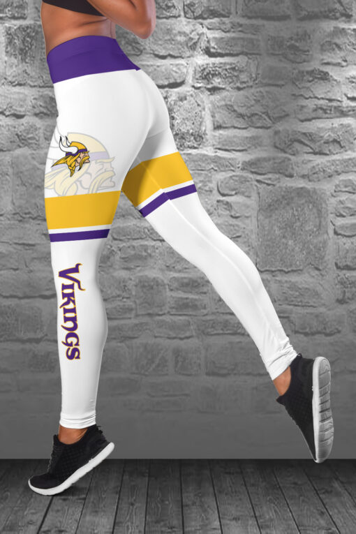 Minnesota Vikings Personalized Combo Croptop Hoodie And Leggings BGLG389+BG2CHD389