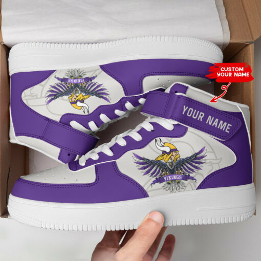 Minnesota Vikings Personalized High AF1 Sneakers BG18