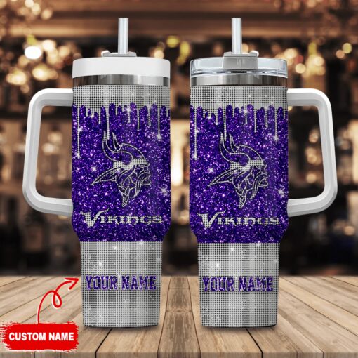 Minnesota Vikings Personalized Limited Edition Sport Fan Gift 40oz Tumbler AZC40OZT067