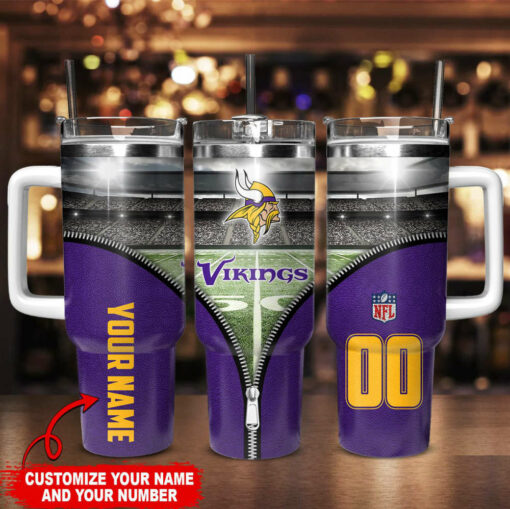 Minnesota Vikings Personalized Limited Edition Sport Fan Gift 40oz Tumbler AZC40OZT131