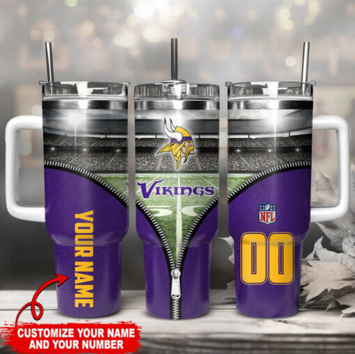 Minnesota Vikings Personalized Limited Edition Sport Fan Gift 40oz Tumbler AZC40OZT131