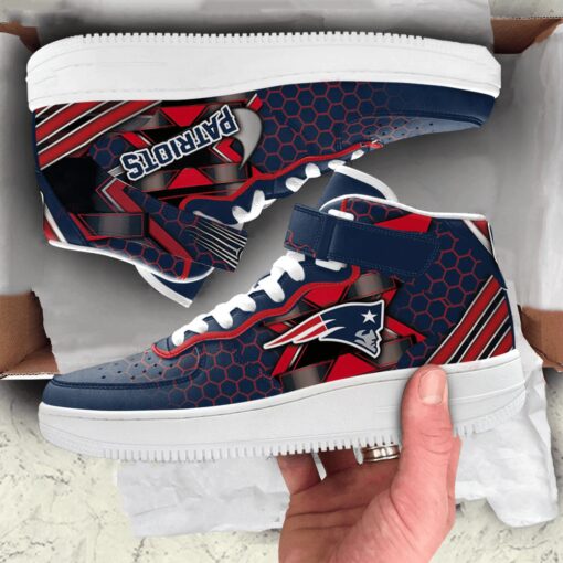 New England Patriots High AF1 Sneakers BG39