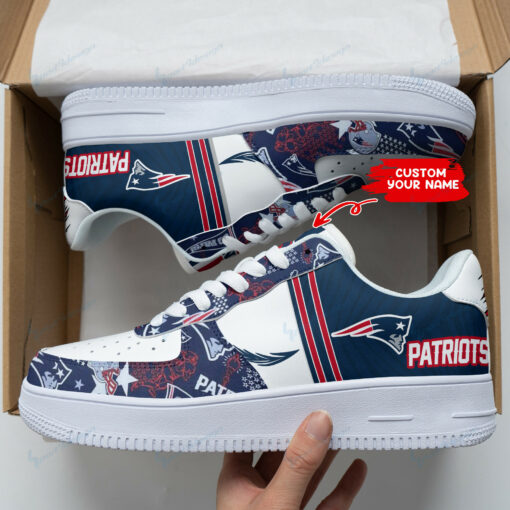 New England Patriots Personalized AF1 Shoes BG150