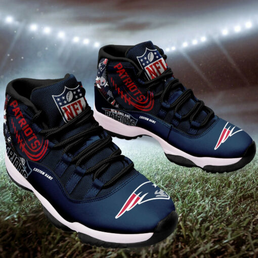 New England Patriots Personalized AJD11 Sneakers BG205