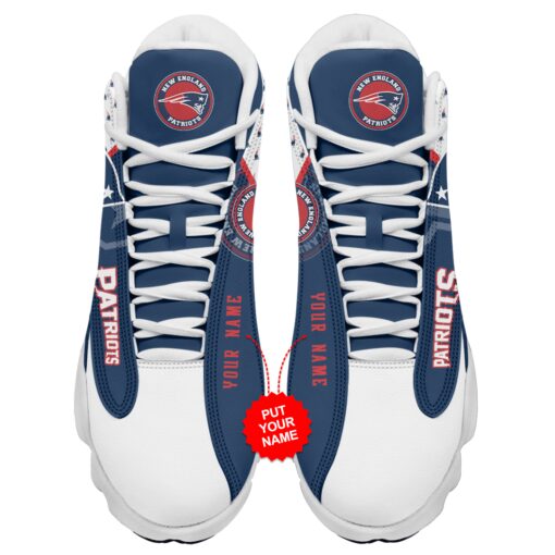 New England Patriots Personalized AJD13 Sneakers 1064