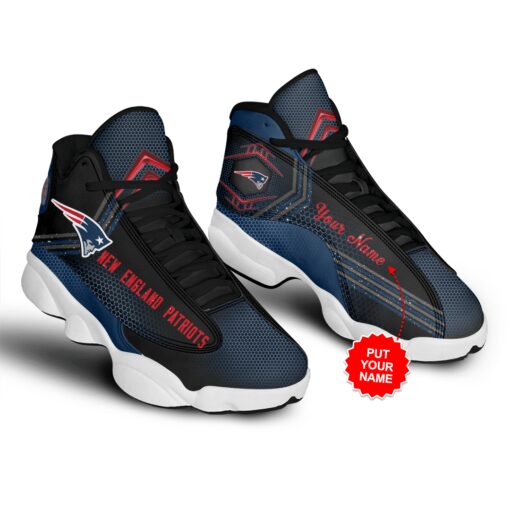 New England Patriots Personalized AJD13 Sneakers 1077