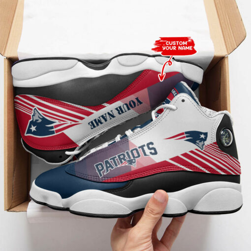 New England Patriots Personalized AJD13 Sneakers BG194